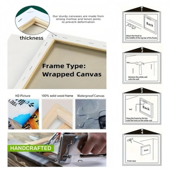 Bible Verse Sunrise Sunset Wall Art, 8x12, Canvas on Wood Frame, Ready to Hang - Picture 5 of 7